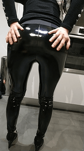 Looking Fabulous In Shiny Legging