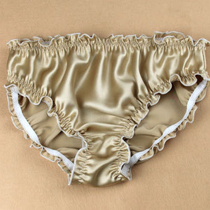 Skin Silk Satin Ruffle Panties